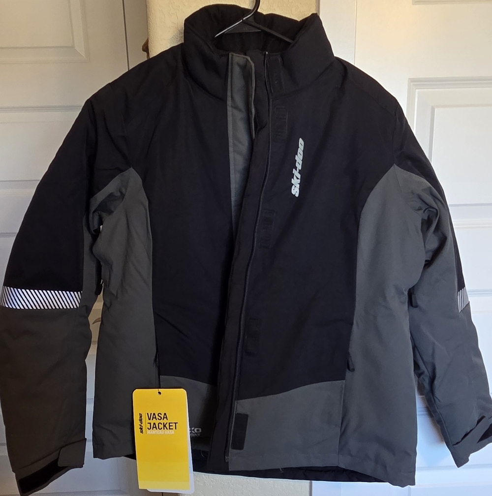 WOMENS EXO FLOAT SKI DOO Black and Gray Winter Jacket